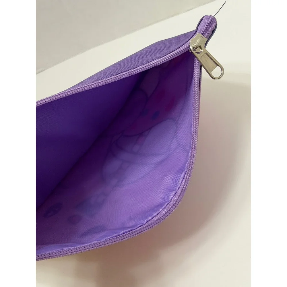 Fashion Angels Cat Milkshake 3 Ring Binder Pouch Purple School Pencil Case 80569